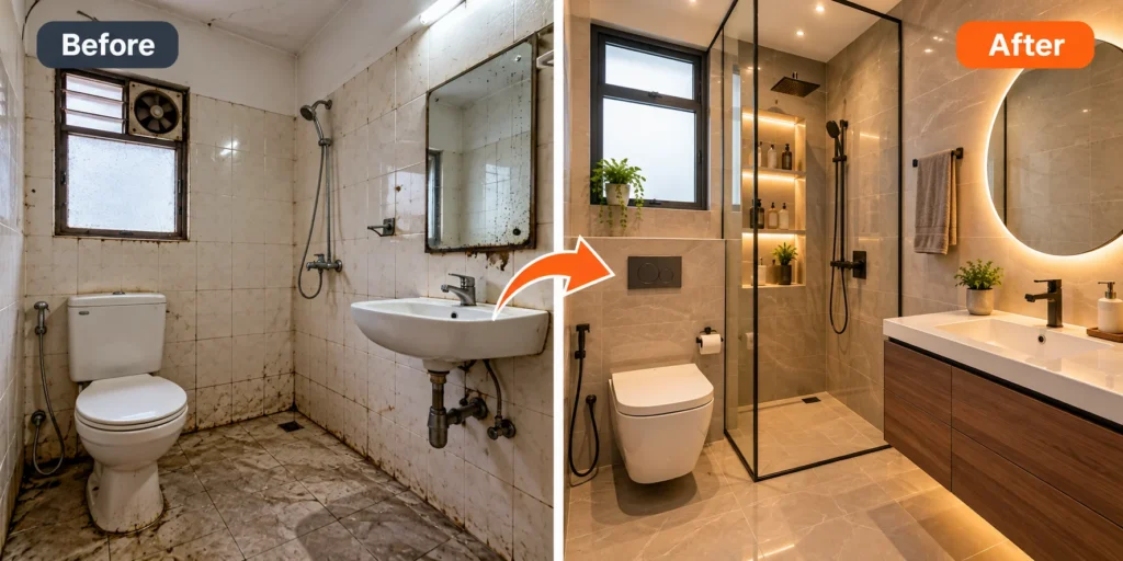 Bathroom Renovation_ Before and After